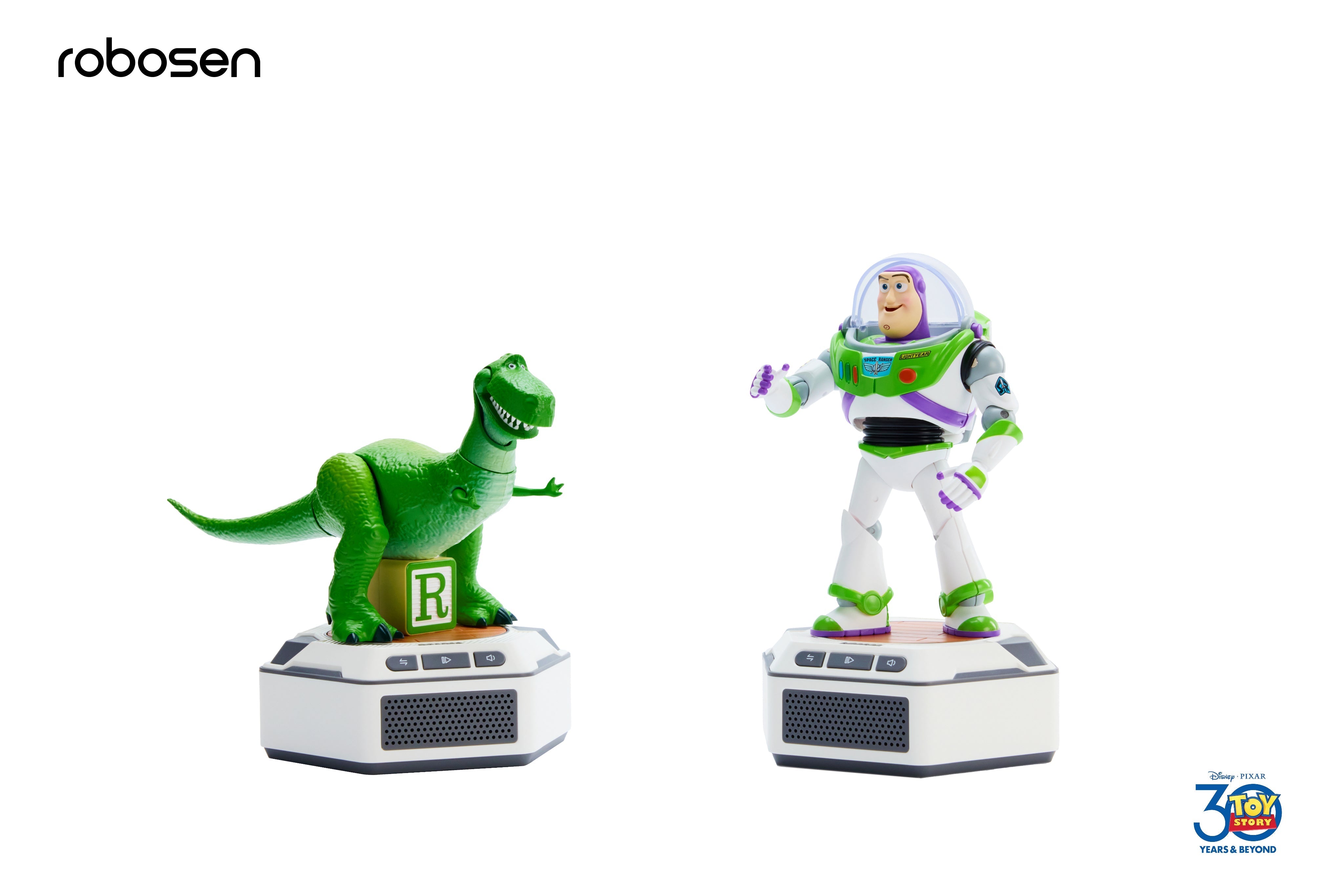 Robosen Mini Robot - Coffret Toy Story - Buzz & Rex (Version anglaise originale)