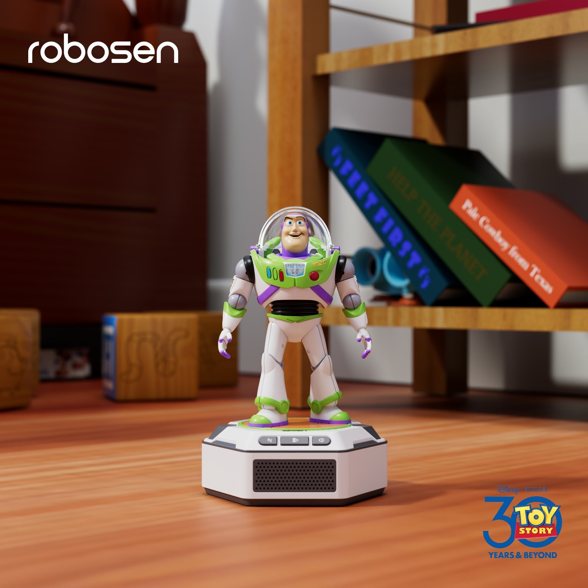 Robosen Mini Robot - Kit Toy Story - Buzz l’Éclair (Version anglaise originale)