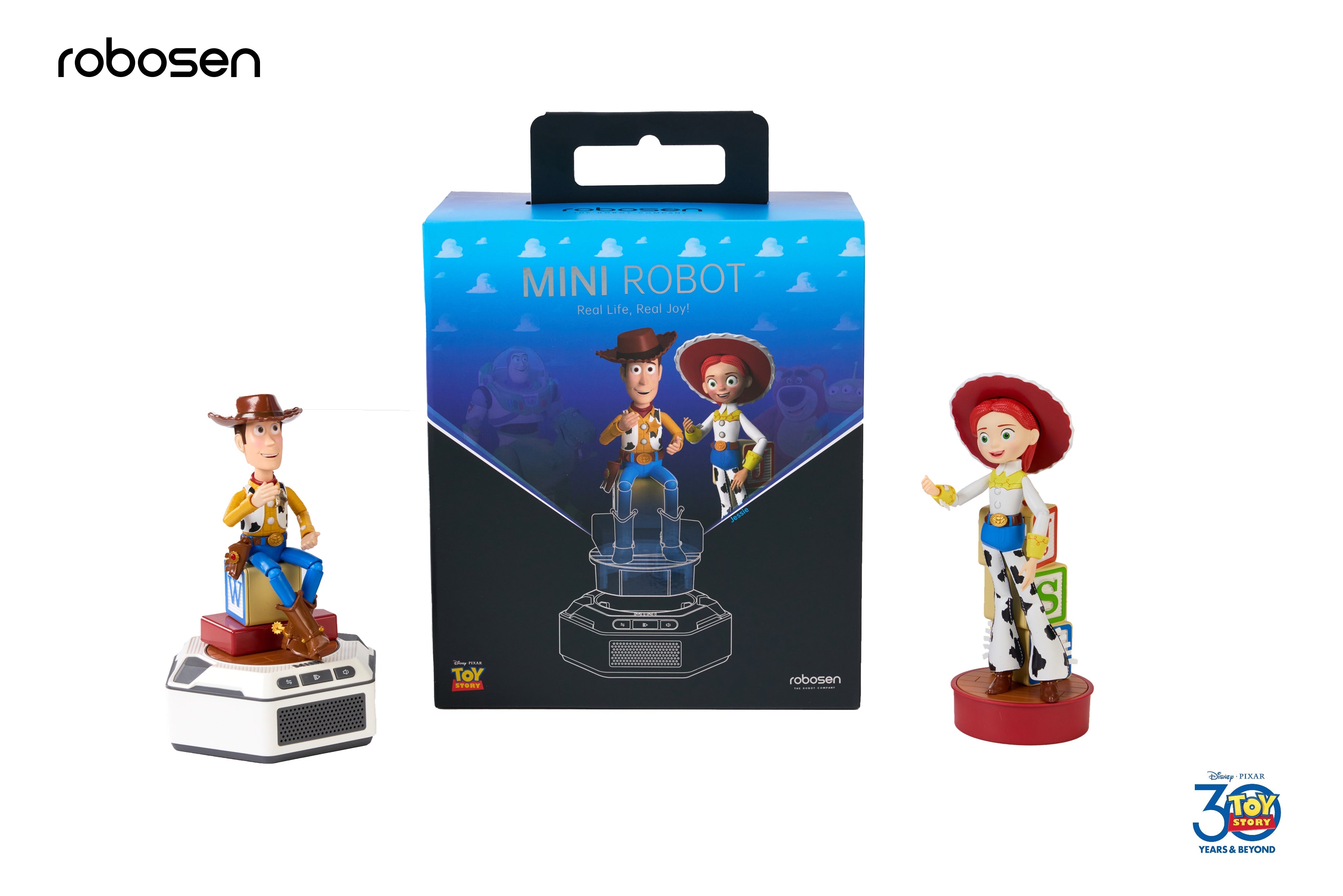 Robosen Mini Robot - Coffret Toy Story - Woody & Jessie (Version anglaise originale)