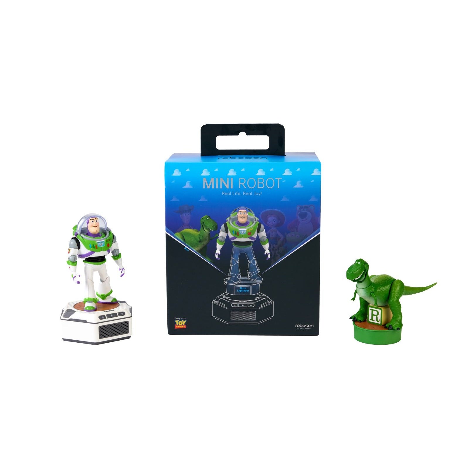Robosen Mini Robot - Coffret Toy Story - Buzz & Rex (Version anglaise originale)