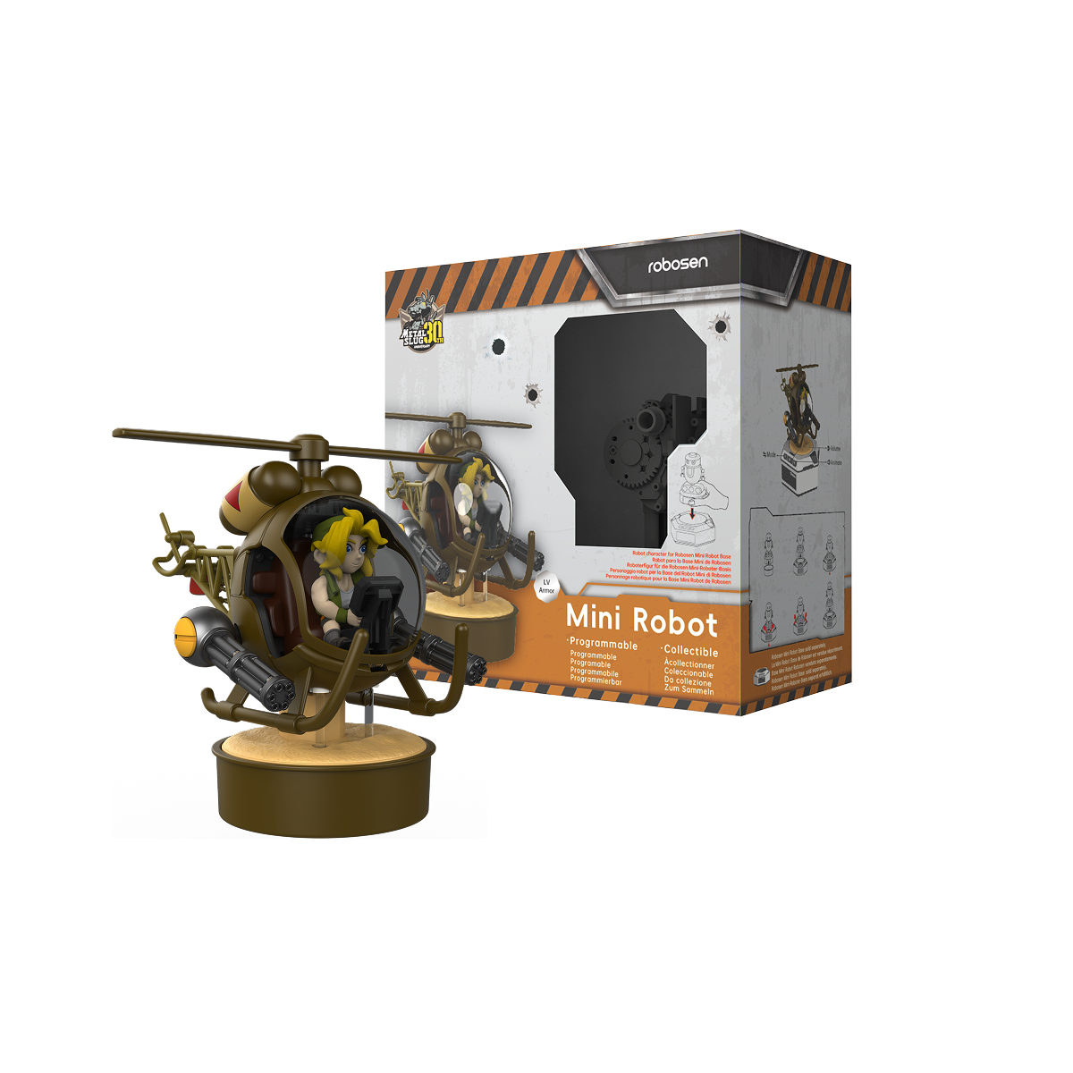 Robosen Mini Robot – Série SNK Metal Slug (Base vendue séparément)