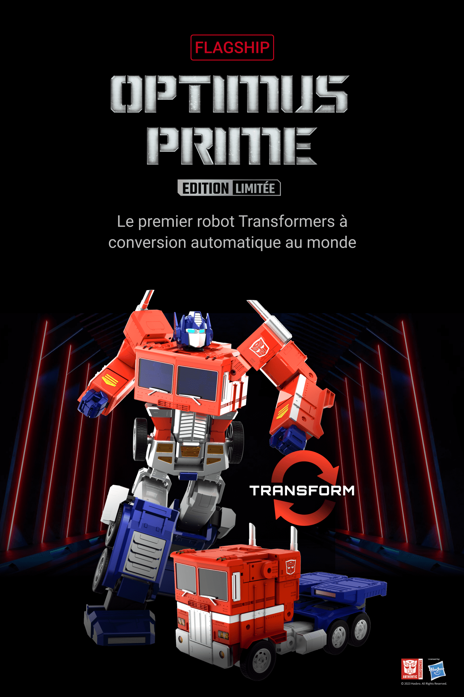 Boutique officielle Auto transformable Elite Optimus Prime